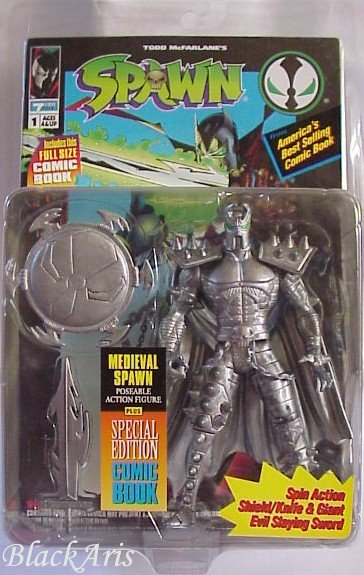 Medieval Spawn Pewter Comic Back Reds Exclusive