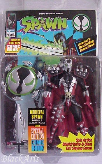 Medieval Spawn Repaint Comic Back