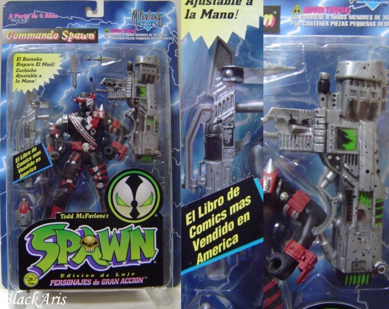 Commando Spawn Polka Dot Gun Spanish Version