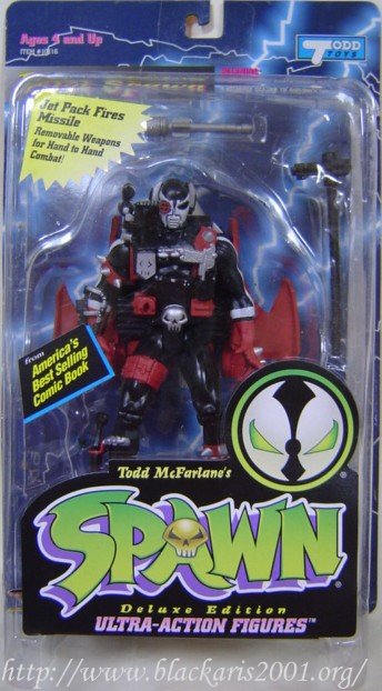 Pilot Spawn TODD Silver Emblem Right Black Hose