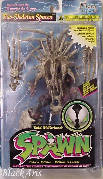Exo-Skeleton Spawn Gray Bone Full Mask Canadian Versions