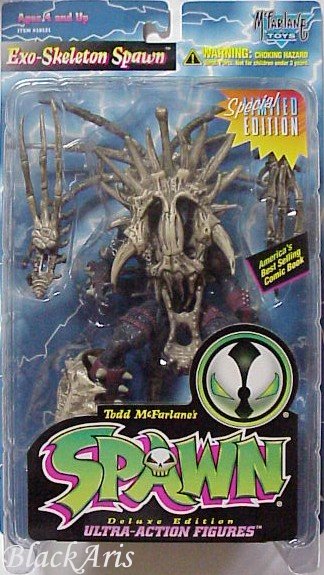 Exo-Skeleton Spawn Gray Bone Full Mask Special Sticker