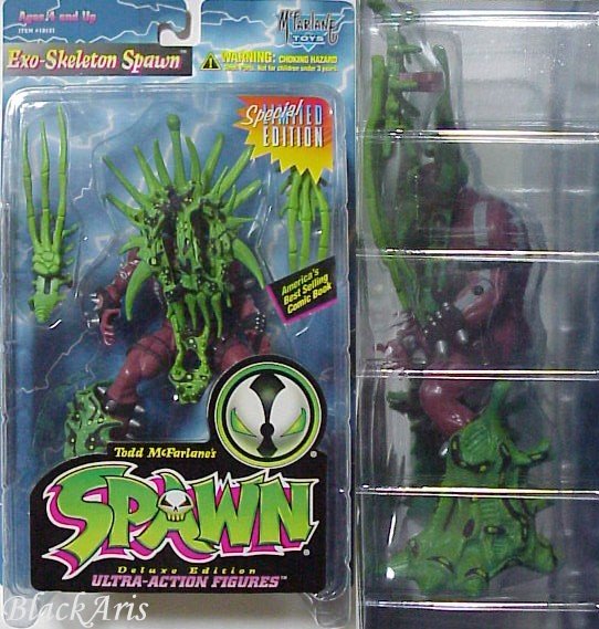 Exo-Skeleton Spawn Green Bone No Tail Reds Exclusive