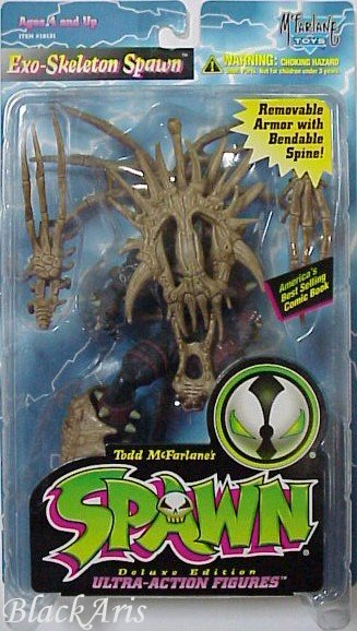 Exo-Skeleton Spawn Brown Bone Full Mask