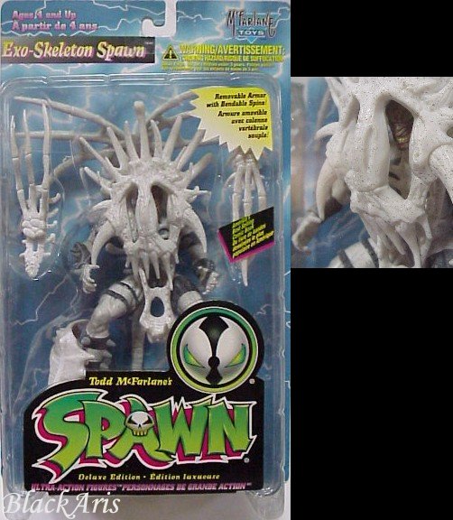Exo-Skeleton Spawn White Bone No Mask Canadian Versions