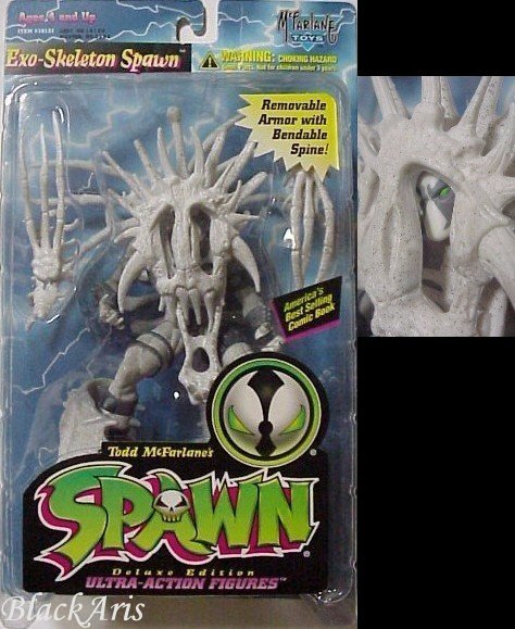 Exo-Skeleton Spawn White Bone White Full Mask