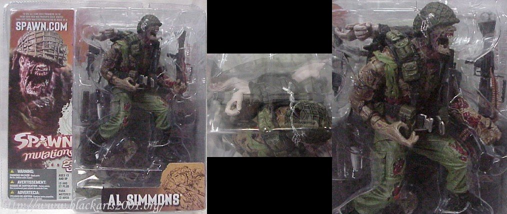 Al Simmons With Helmet Bloody Body Trilingual
