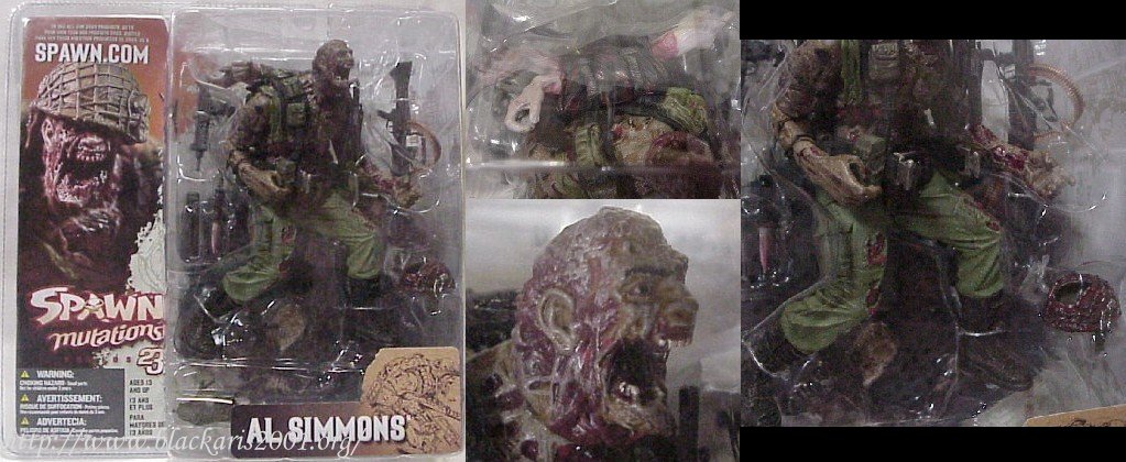 Al Simmons Without Helmet Bloody Hand Bloody Helmet Bloody Knife With Eyebrow Trilingual