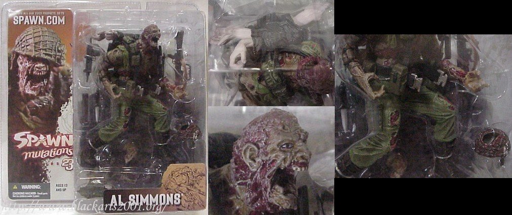 Al Simmons Without Helmet No Bloody Hand Bloody Helmet No Bloody Knife Without Eyebrow