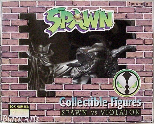 SPAWN vs VIOLATOR Pewter FAO Schwarz Exclusive