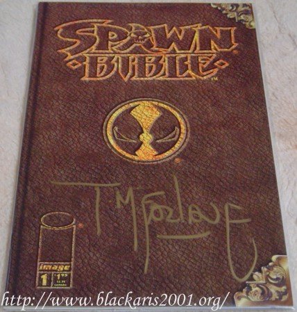 Spawn Bible Todd Signature