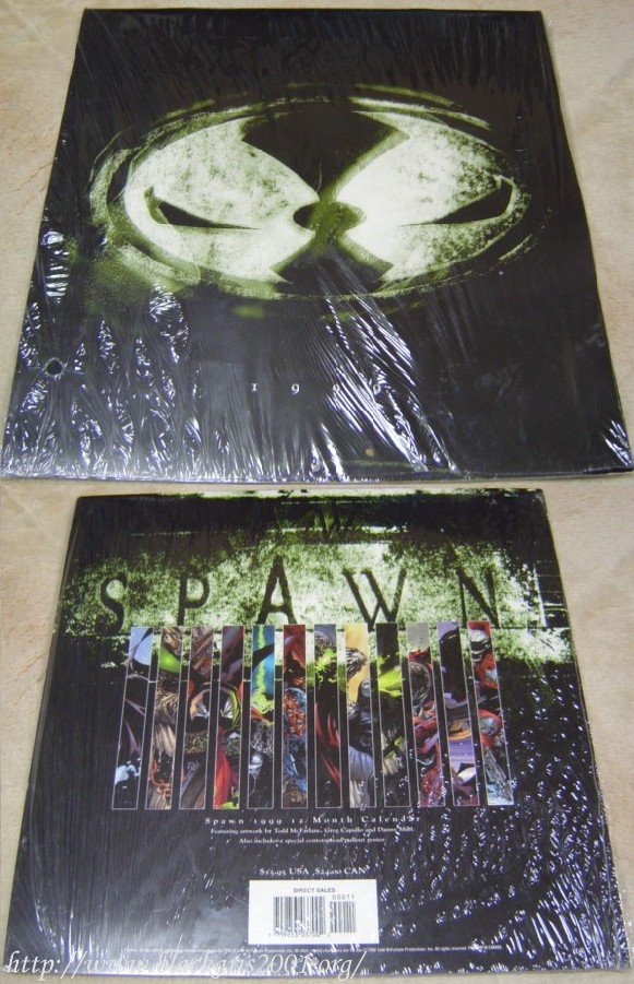Spawn Calendar 1999