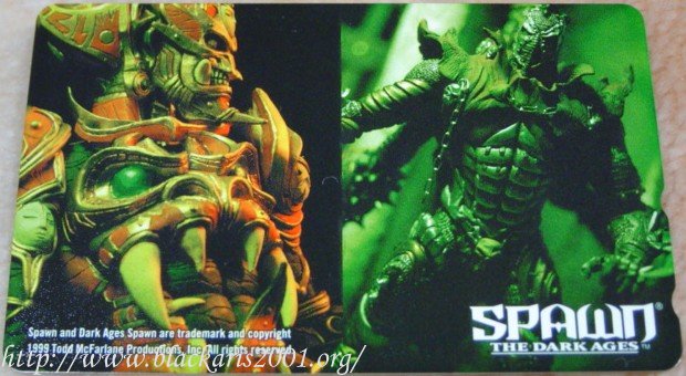 Spawn Telephone Card The Dark Ages