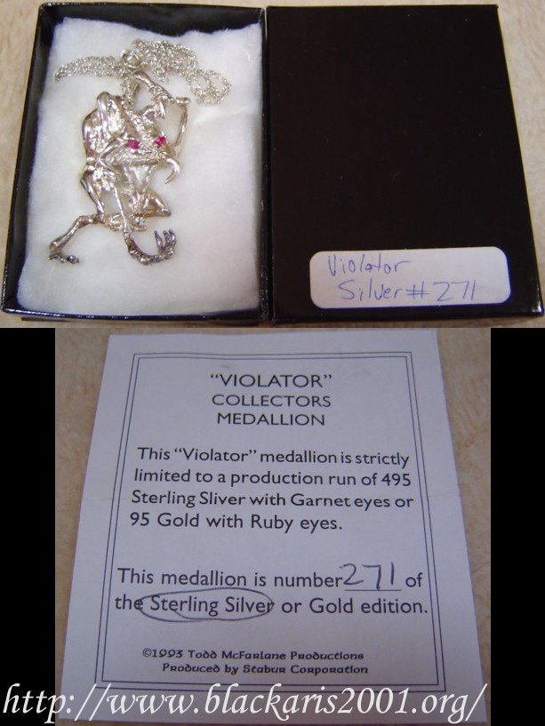 Spawn Toy Fair Violator Silver Medallion