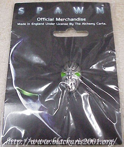 Masked Head Pin Badge