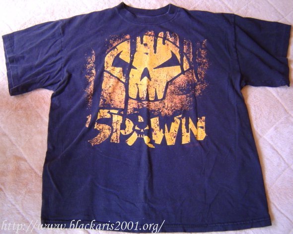 Spawn Orange Skull T-Shirt