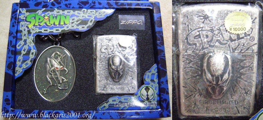 Spawn Zippo Blue Box 4