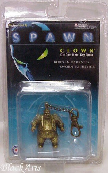Clown Die Cast Metal Key Chain