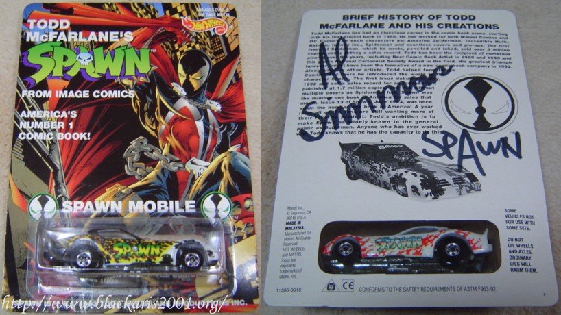 Spawn Hot Wheels Al Simmons