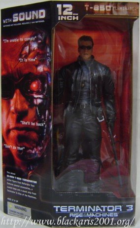 T-850 Terminator 12 inch Terminator 3 RISE OF THE MACHINES