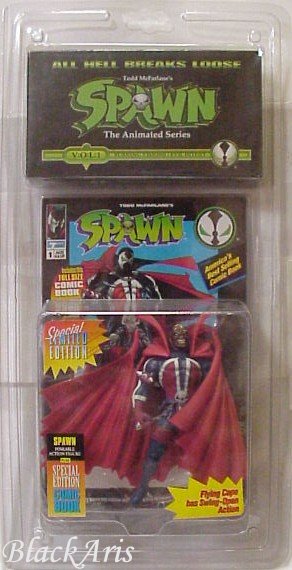 Worm Head Spawn Blue Comic Back Video Reds Exclusive