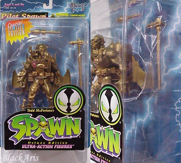 Pilot Spawn Repaint Gold Kay-Bee Exclusive